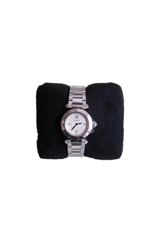 CARTIER PASHA DE CARTIER 30 MM SMALL QUARTZ AÇO