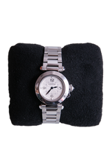 CARTIER PASHA DE CARTIER 30 MM SMALL QUARTZ AÇO