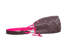 LV NEVERFULL BANDOULIÈRE INSIDE OUT MM PONDICHERY PINK