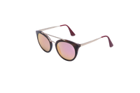 PRADA CINEMA SQUARE METAL GOLD/WINE/TORTOISE