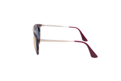 PRADA CINEMA SQUARE METAL GOLD/WINE/TORTOISE