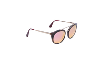 PRADA CINEMA SQUARE METAL GOLD/WINE/TORTOISE