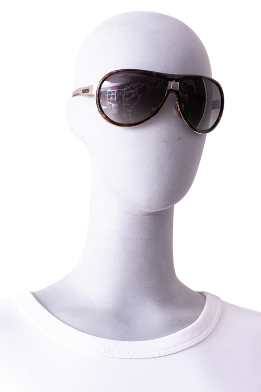 GUCCI AVIATOR METAL GOLD/TORTOISE
