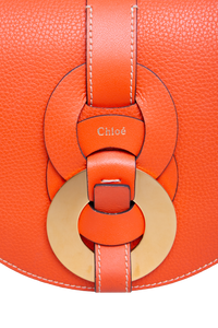 CHLOÉ DARRYL SMALL GRAINED LEATHER ORANGE
