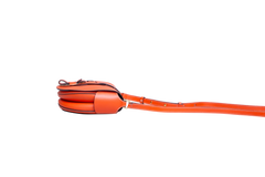 CHLOÉ DARRYL SMALL GRAINED LEATHER ORANGE