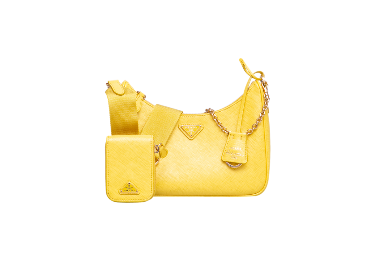 PRADA RE-EDITION 2005 SAFFIANO YELLOW