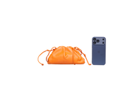BOTTEGA MINI POUCH CALFSKIN ORANGE