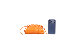 BOTTEGA MINI POUCH CALFSKIN ORANGE
