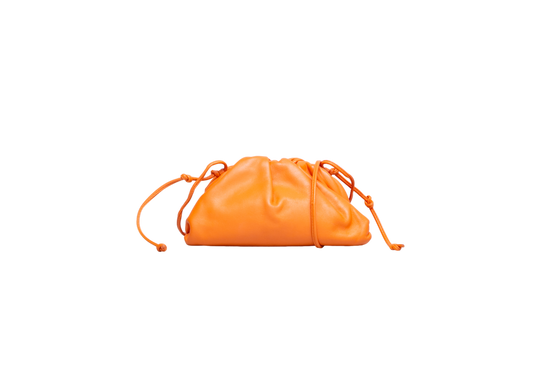 BOTTEGA MINI POUCH CALFSKIN ORANGE
