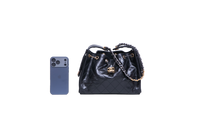 CHANEL 25 SMALL VEAU BRILLANT NOIR