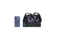 CHANEL 25 SMALL VEAU BRILLANT NOIR