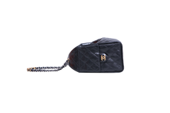 CHANEL 25 SMALL VEAU BRILLANT NOIR