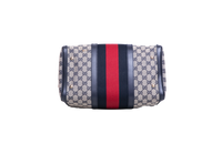 GUCCI BOSTON GG CANVAS VINTAGE WEB NAVY
