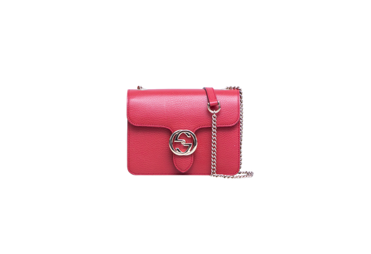 GUCCI INTERLOCKING G DOLLAR SMALL RED