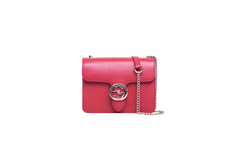 GUCCI INTERLOCKING G DOLLAR SMALL RED
