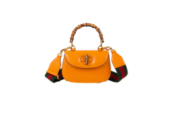 GUCCI BAMBOO SMALL TOP HANDLE MUSTARD