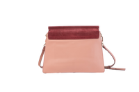 CHLOE FAYE MEDIUM BURGUNDY & ROSE BLUSH