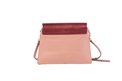 CHLOE FAYE MEDIUM BURGUNDY & ROSE BLUSH