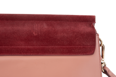 CHLOE FAYE MEDIUM BURGUNDY & ROSE BLUSH