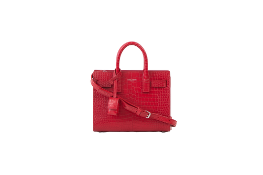 YSL SAC DE JOUR NANO EMBOSSED RED