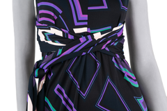 PUCCI VESTIDO GEOMETRICO VISCOSE