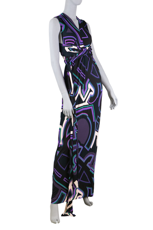 PUCCI VESTIDO GEOMETRICO VISCOSE