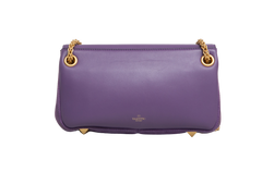 VALENTINO STUD SIGN SUEDE PURPLE