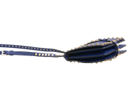 VALENTINO FLAP MESSENGER ROCKSTUD SAPPHIRE BLUE