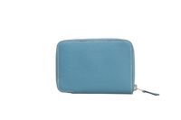 HERMÈS WALLET AZAP COMPACT SILKIN BLUE
