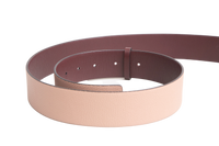 VALENTINO VLOGO BELT WITH REVERSIBLE BUCKLE BURGUNDY BLUSH