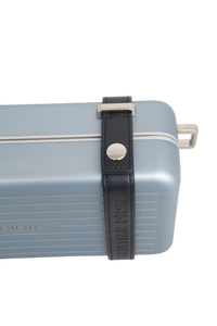 DIOR X RIMOWA ALUMINUM PERSONAL CLUTCH ON STRAP BLEU