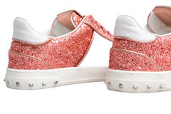 VALENTINO SNEAKER FLYCREW GLITTER PINK - 36 BR