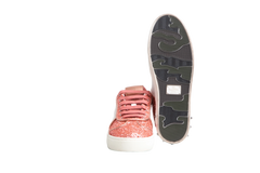 VALENTINO SNEAKER FLYCREW GLITTER PINK - 36 BR