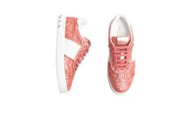 VALENTINO SNEAKER FLYCREW GLITTER PINK - 36 BR