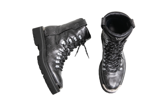 LV BOOTS OUTLAND MONOGRAM ECLIPSE GLAZE - 40 BR