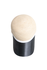 FENDI BASEBALL CAP BLACK & RAFFIA