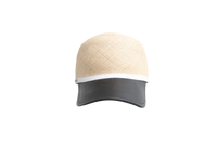 FENDI BASEBALL CAP BLACK & RAFFIA