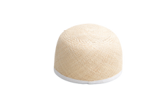 FENDI BASEBALL CAP BLACK & RAFFIA