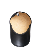 FENDI BASEBALL CAP BLACK & RAFFIA