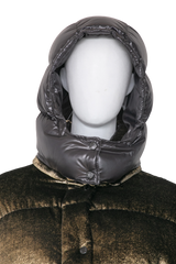 MONCLER CAILLE GIUBBOTTO SEQUINED VELVET W/HOOD