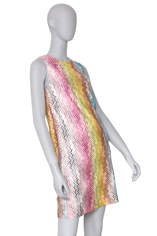 MISSONI DRESS KNIT PATTERNED CROCHET