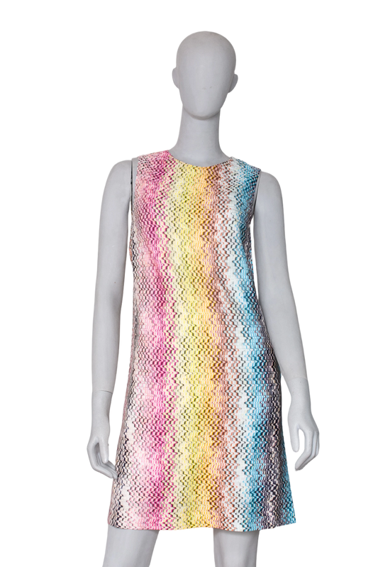 MISSONI DRESS KNIT PATTERNED CROCHET