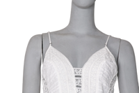 ZIMMERMANN DRESS HONOUR LACE TANK WHITE