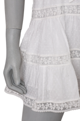 ZIMMERMANN DRESS HONOUR LACE TANK WHITE