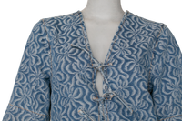 GANNI TWIN SET DENIM FLOUNGE TIE JACQUAR