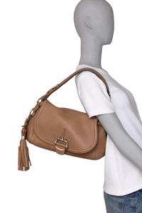 GUCCI TECHNO MEDIUM HORSEBIT BEIGE BAMBOO