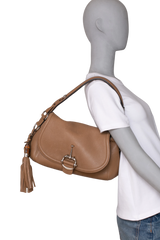 GUCCI TECHNO MEDIUM HORSEBIT BEIGE BAMBOO