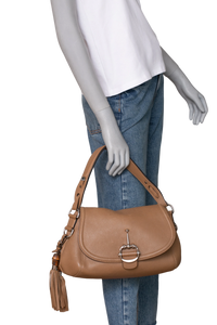 GUCCI TECHNO MEDIUM HORSEBIT BEIGE BAMBOO