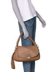 GUCCI TECHNO MEDIUM HORSEBIT BEIGE BAMBOO