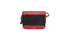 VALENTINO RIVET MINI COLORBLOCK BLACK/RED/OFF WHITE